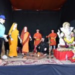 मित्र सहकार्य तरुण मंडळ -पिंपरी – मंडळाने यंदा अंधश्रद्धा निर्मूलनावर देखावा सादर केला आहे