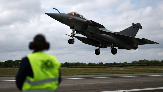 The French Navy's Landivisiau Air Base in Saint-Servais
