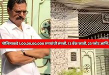 रिटायर्ड इन्स्पेक्टरकडे 1,00,00,00,000 रुपयांची संपत्ती, 12 बँक खाती, 23 प्लॉट च मोठं घबाड