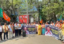 काँग्रेस विरोधातील भाजपच्या आंंदोलनात ८४ पैकी अवघे ७ नगरसेवकशहराध्यक्ष शत्रुघ्न काटे यांची कोंडी करण्याचा सर्वांचा प्रयत्न