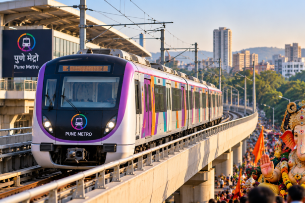 Ganesh utsav Pune metro